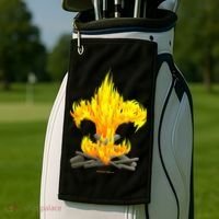 Scout Camp Fire Original Fleurdelis Golf Towel thumb 2