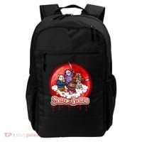 Scary Care Funny Halloween Scare Bears Horror Faces Backpack thumb 0