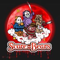 Scary Care Funny Halloween Scare Bears Horror Faces Toddler Hoodie thumb 2