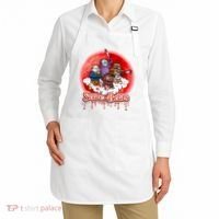Scary Care Funny Halloween Scare Bears Horror Faces Apron thumb 2