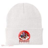 Scary Care Funny Halloween Scare Bears Horror Faces Beanie thumb 0