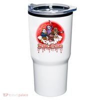 Scary Care Funny Halloween Scare Bears Horror Faces Tumbler thumb 0