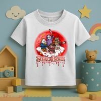 Scary Care Funny Halloween Scare Bears Horror Faces Toddler T-Shirt thumb 3