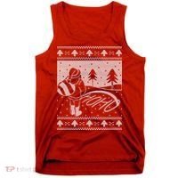 Santa Claus Funny Taking A Leak Ho Ho Ho Tree Snow Ugly Christmas Tank Top thumb 0