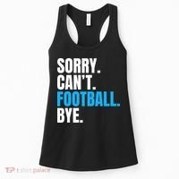 Sorry Can't Football Bye Funny Football Player Lover Women's Tank Top thumb 0