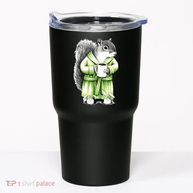 Squirrel Coffee Funny Coffee Drinking Squirrel Tumbler