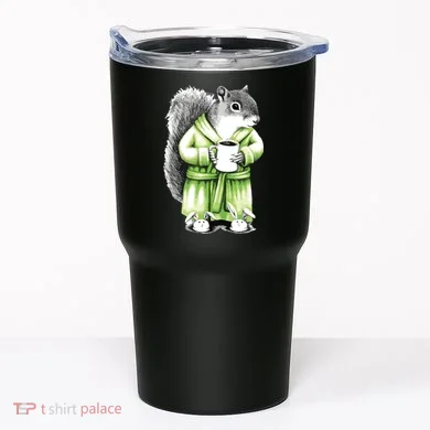 Squirrel Coffee Funny Coffee Drinking Squirrel Tumbler