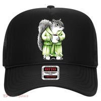 Squirrel Coffee Funny Coffee Drinking Squirrel Hat thumb 0