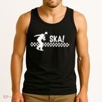 SKA Clothing For Men & Women Reggae Rocksteady Punk Music Tank Top thumb 3