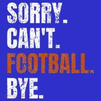 Sorry Cant Football Bye Retro Football Lovers Fan Football Women's Tank Top thumb 5