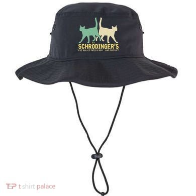 Schrodingers Cat Funny Science Gift Physics Bucket Hat
