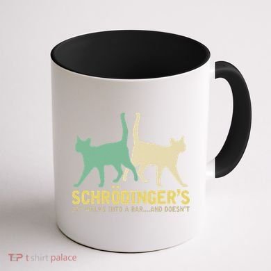 Schrodingers Cat Funny Science Gift Physics Coffee Mug back