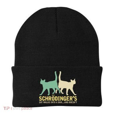 Schrodingers Cat Funny Science Gift Physics Beanie