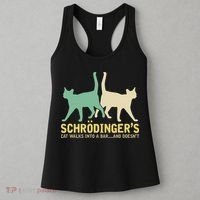 Schrodingers Cat Funny Science Gift Physics Women's Tank Top thumb 3