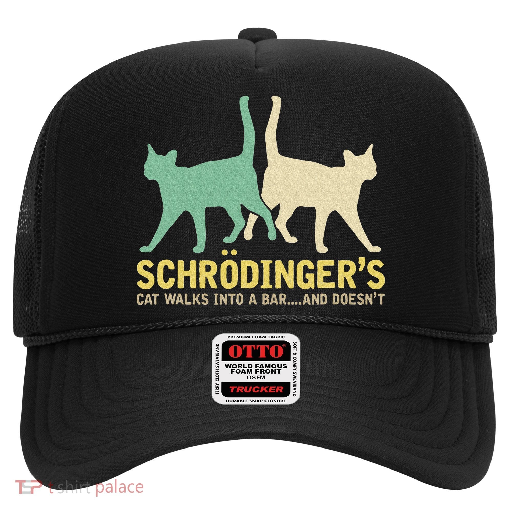 Schrodingers Cat Funny Science Gift Physics Hat