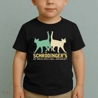 Schrodingers Cat Funny Science Gift Physics Toddler T-Shirt thumb 2