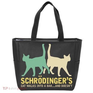 Schrodingers Cat Funny Science Gift Physics Tote Bag