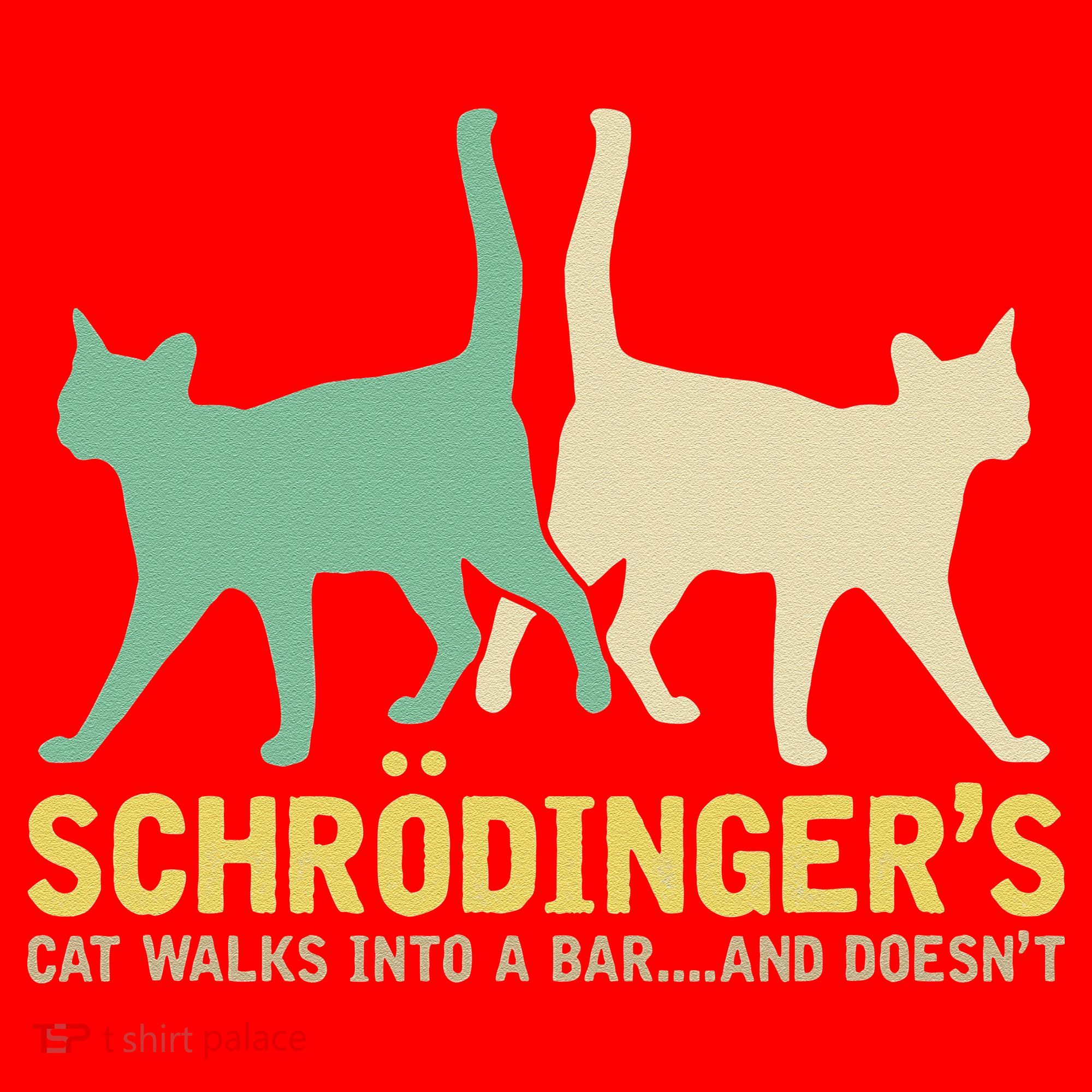 Schrodingers Cat Funny Science Gift Physics Santa Hat