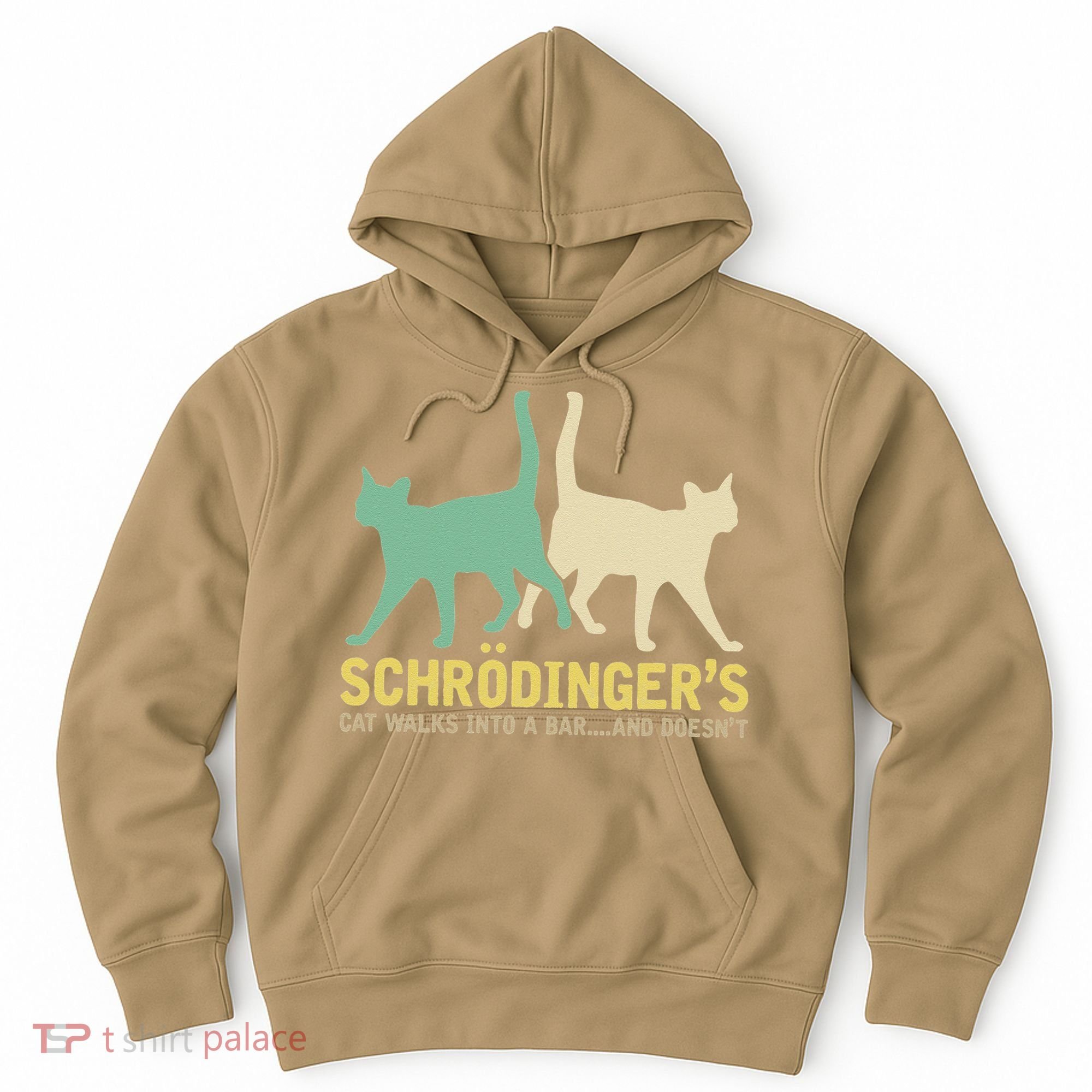 Schrodingers Cat Funny Science Gift Physics Hoodie