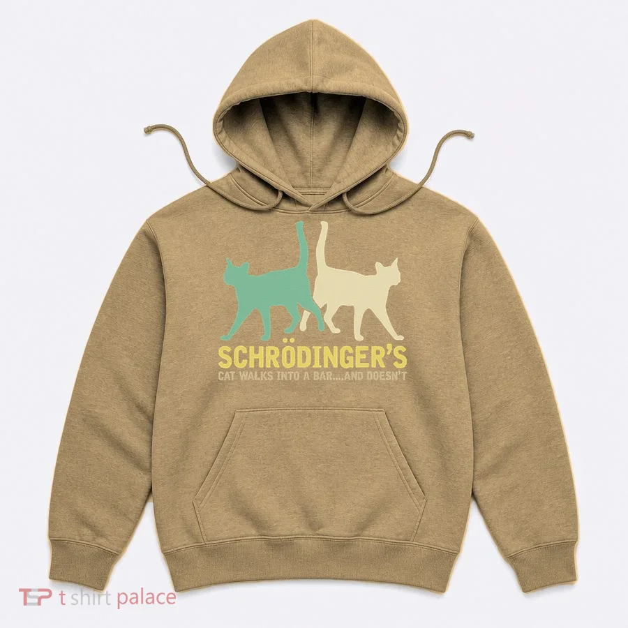 Schrodingers Cat Funny Science Gift Physics Hoodie