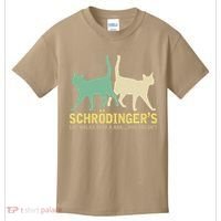 Schrodingers Cat Funny Science Gift Physics Kids T-Shirt thumb 0