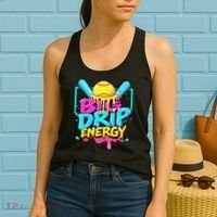 Softball Cute For Ice Cream Cute Softball Gift Women's Tank Top thumb 2