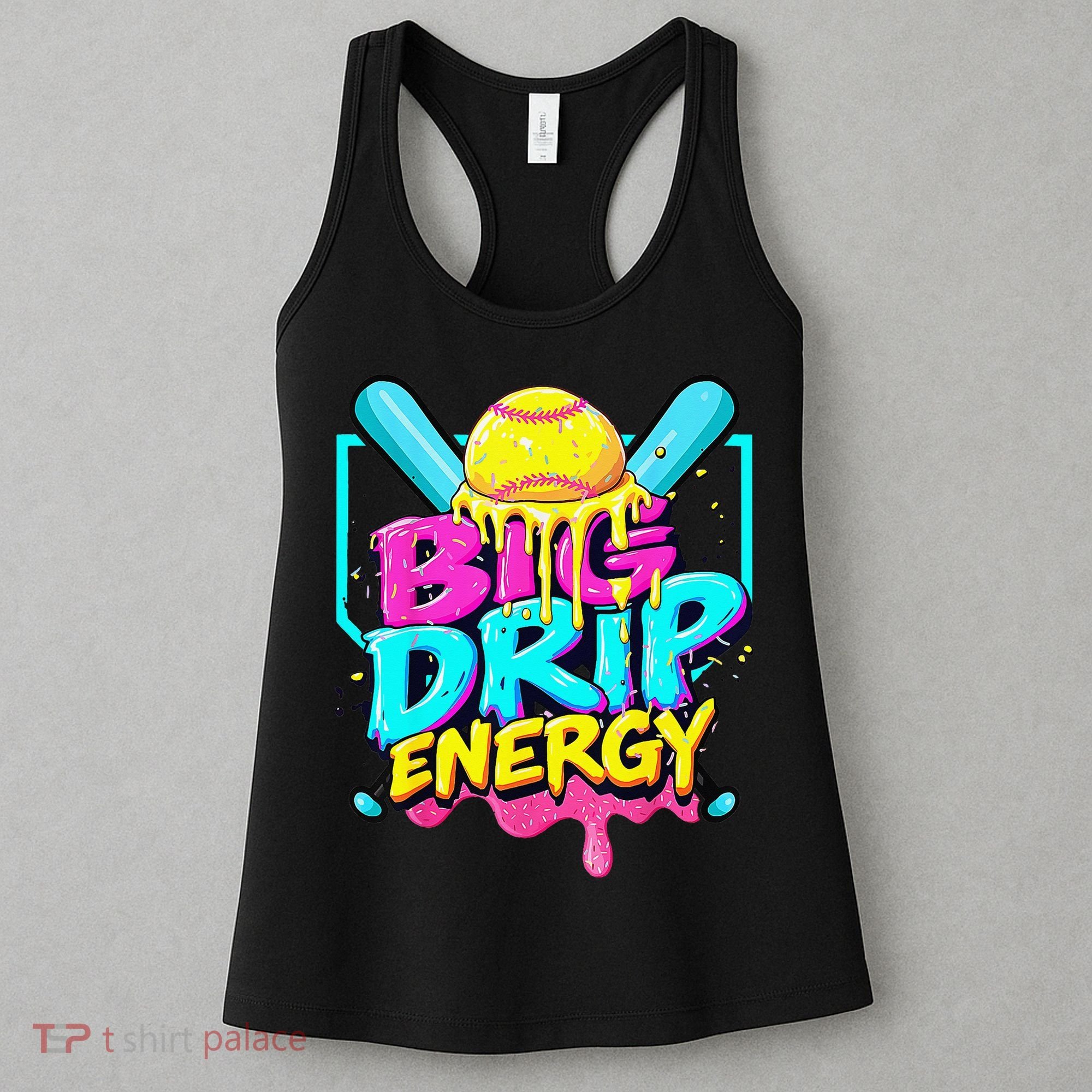 Softball Cute For Ice Cream Cute Softball Gift Women's Tank Top