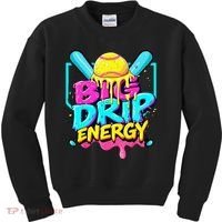 Softball Cute For Ice Cream Cute Softball Gift Kids Sweatshirt thumb 0