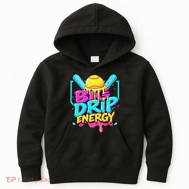 Softball Cute For Ice Cream Cute Softball Gift Kids Hoodie