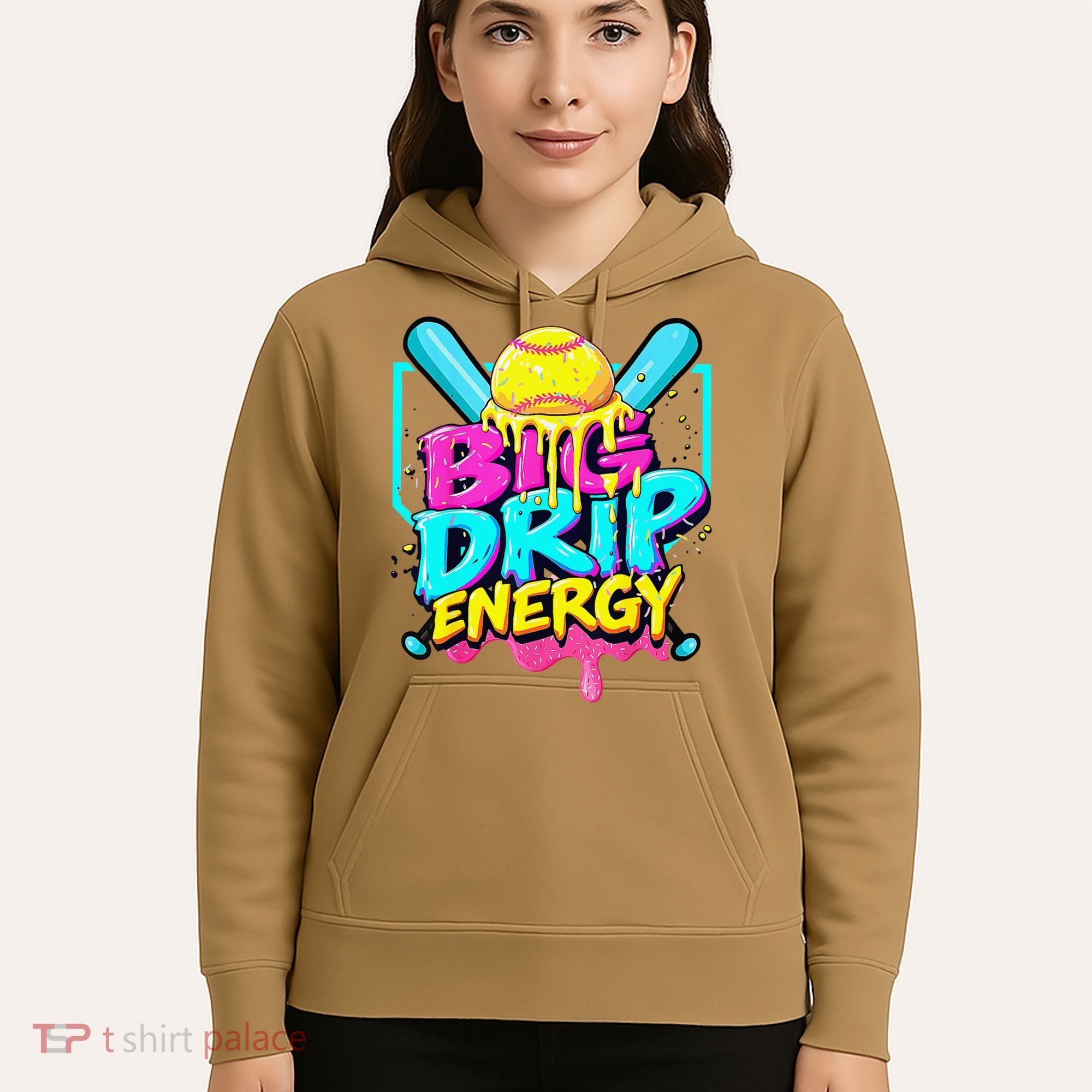 Softball Cute For Ice Cream Cute Softball Gift Hoodie