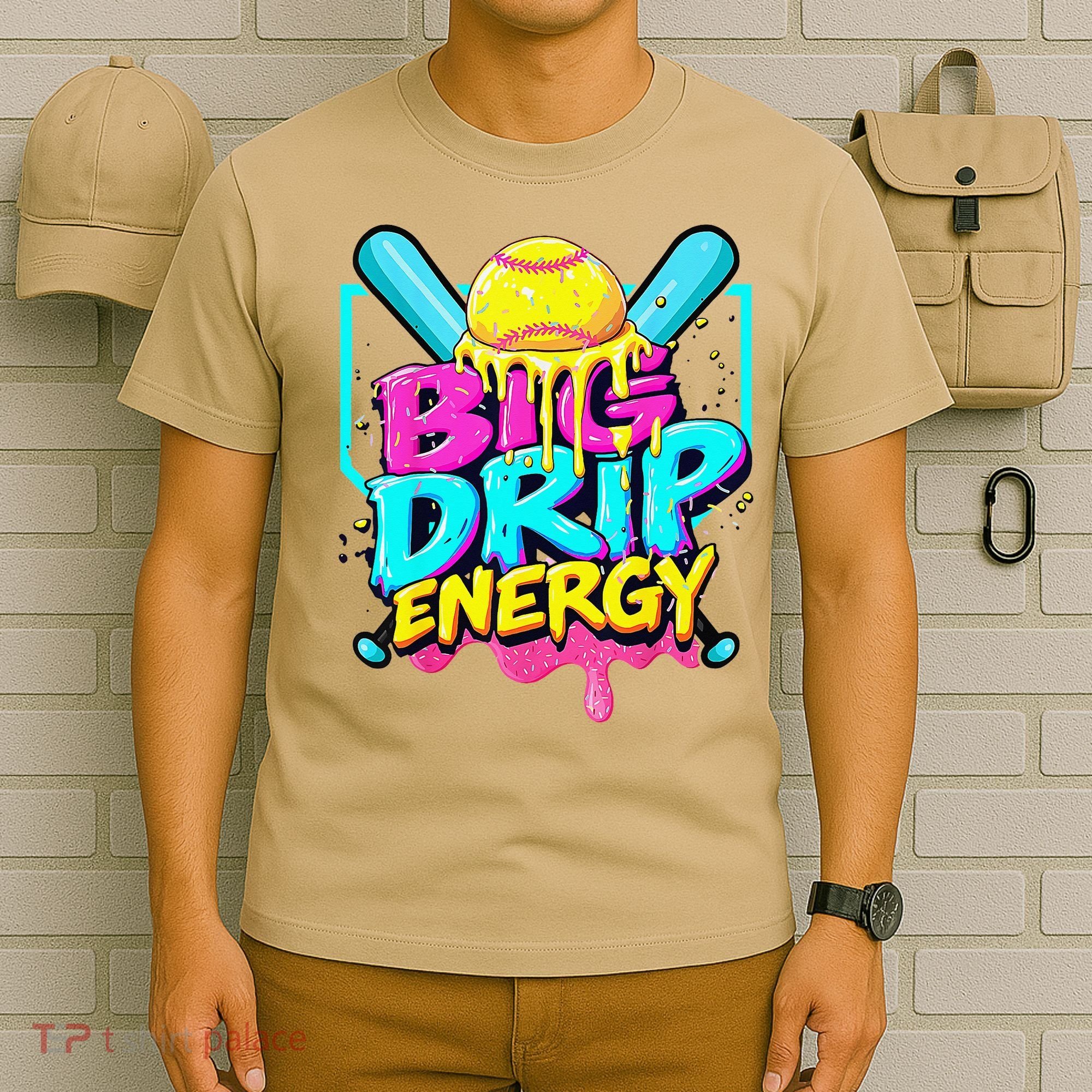 Softball Cute For Ice Cream Cute Softball Gift T-Shirt