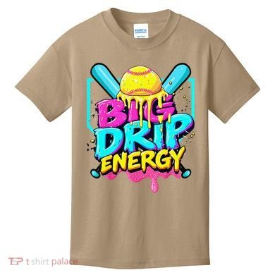 Softball Cute For Ice Cream Cute Softball Gift Kids T-Shirt