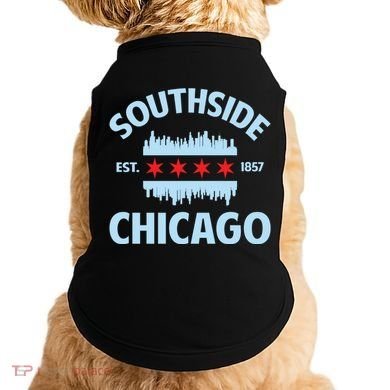 Southside Chicago Flag Skyline Great Gift Doggie Tank