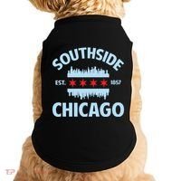 Southside Chicago Flag Skyline Great Gift Doggie Tank thumb 0