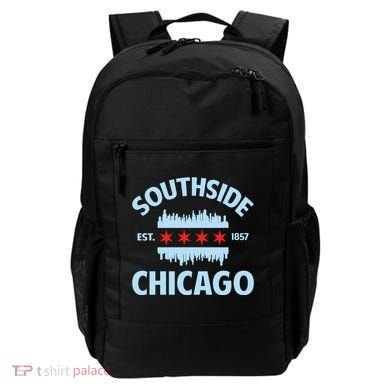 Southside Chicago Flag Skyline Great Gift Backpack