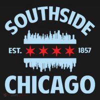 Southside Chicago Flag Skyline Great Gift Backpack thumb 2