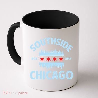 Southside Chicago Flag Skyline Great Gift Coffee Mug