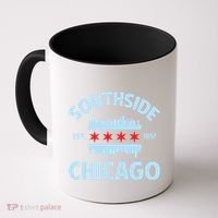 Southside Chicago Flag Skyline Great Gift Coffee Mug thumb 0