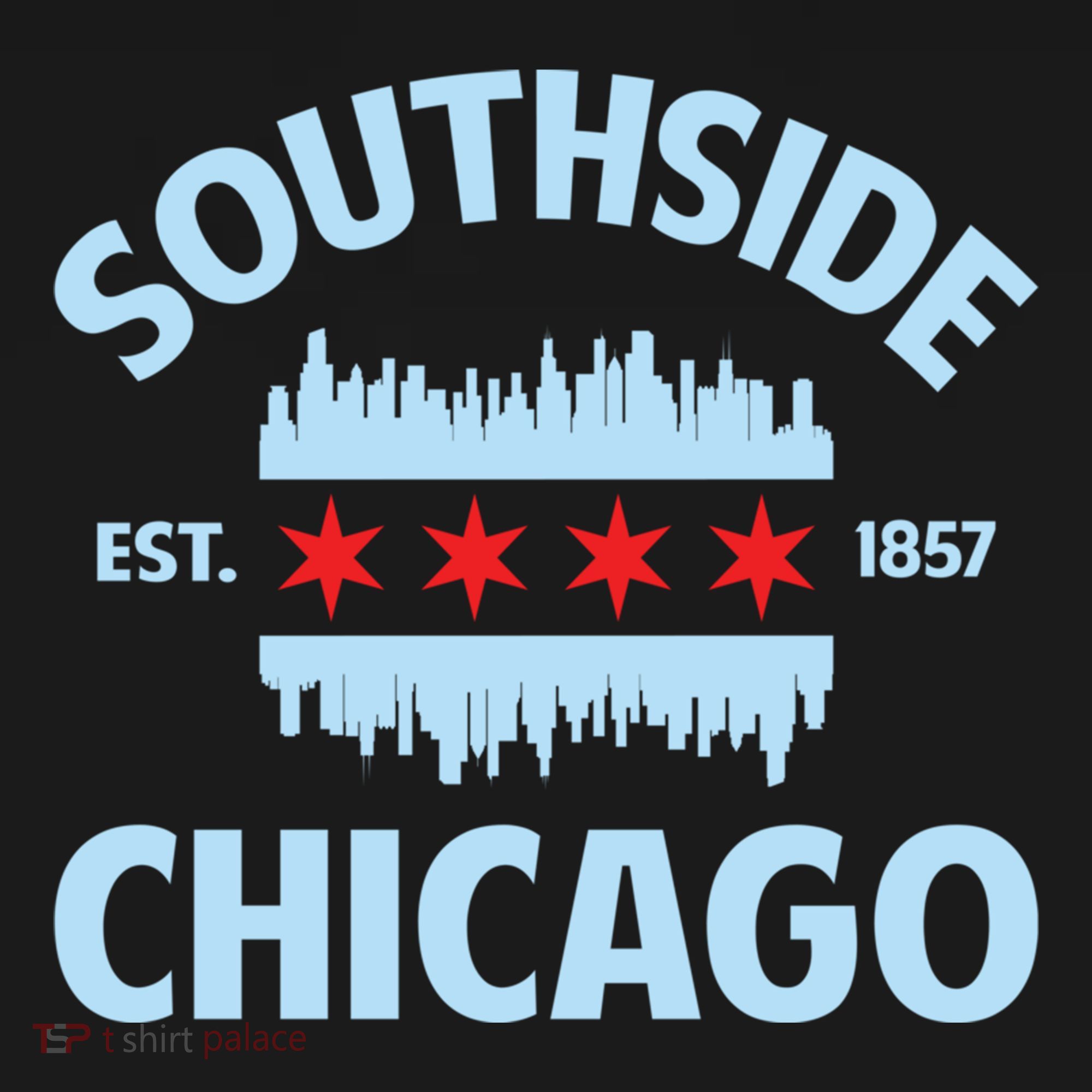 Southside Chicago Flag Skyline Great Gift Pajama Set