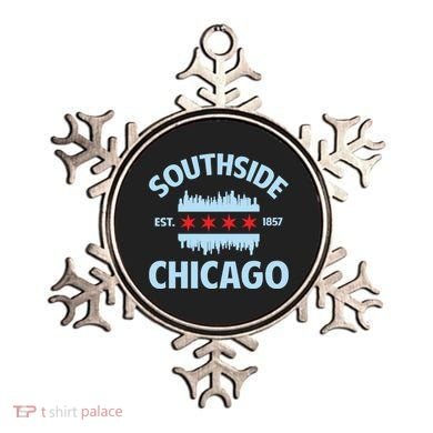 Southside Chicago Flag Skyline Great Gift Ornament