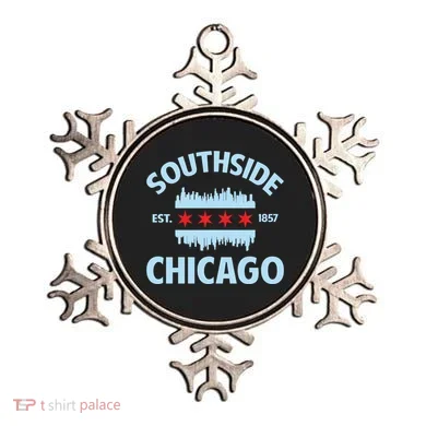 Southside Chicago Flag Skyline Great Gift Ornament
