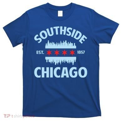 Southside Chicago Flag Skyline Great Gift T-Shirt