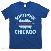 Southside Chicago Flag Skyline Great Gift T-Shirt thumb 0