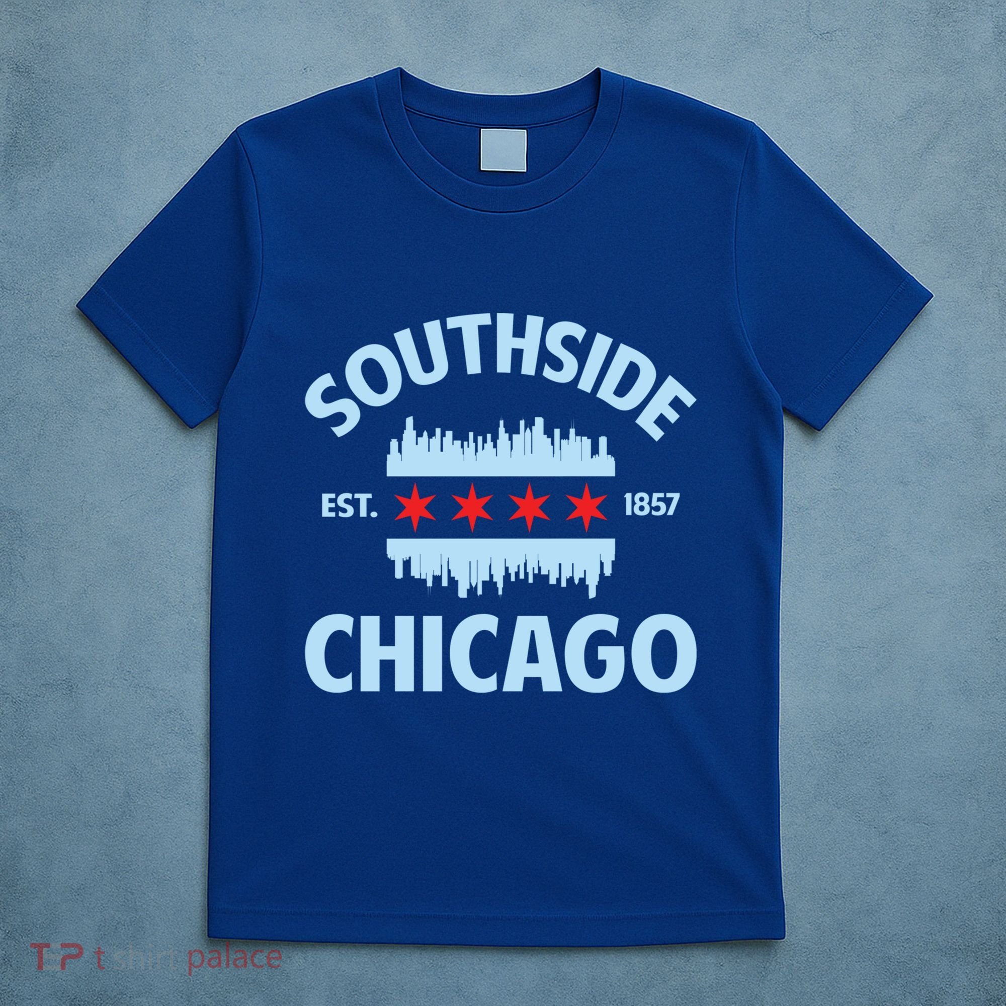 Southside Chicago Flag Skyline Great Gift T-Shirt