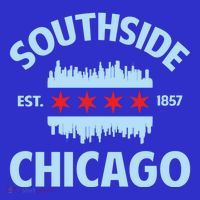 Southside Chicago Flag Skyline Great Gift Coaster thumb 2