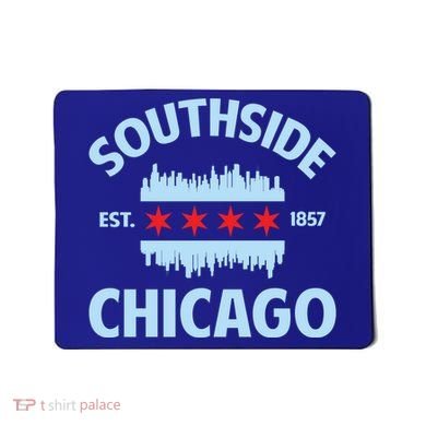 Southside Chicago Flag Skyline Great Gift Mousepad