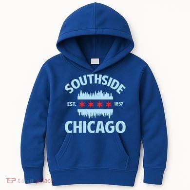 Southside Chicago Flag Skyline Great Gift Kids Hoodie