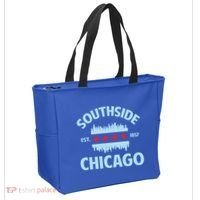 Southside Chicago Flag Skyline Great Gift Tote Bag thumb 2