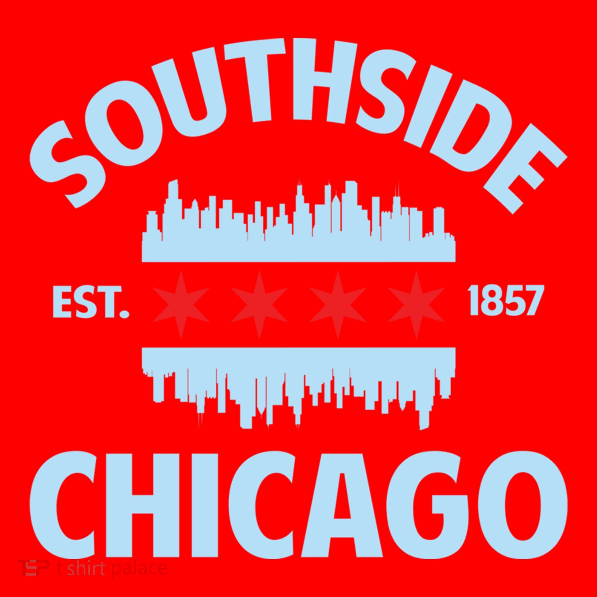 Southside Chicago Flag Skyline Great Gift Santa Hat