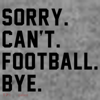 Sorry Cant Football Bye Baby Bodysuit thumb 2